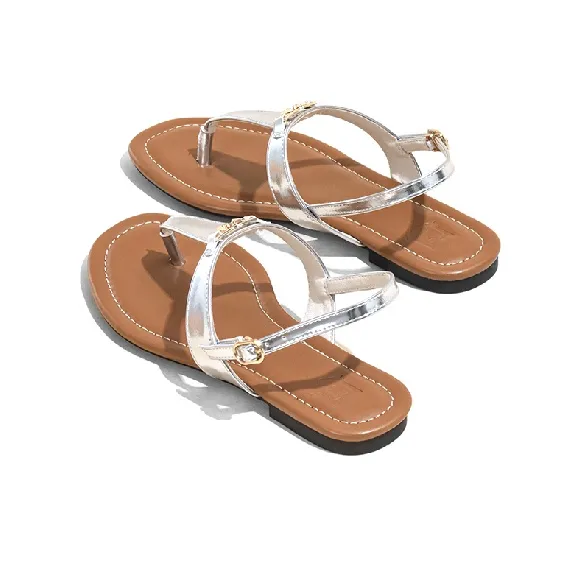 Old Meow One Strap Sandals Women's Silver-3