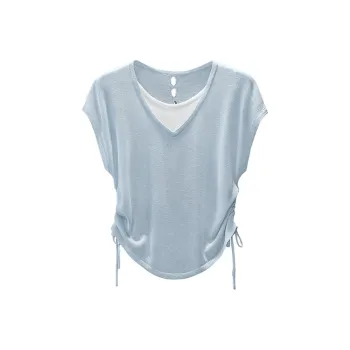 Cypress House Knitwear Women's Light Blue & White