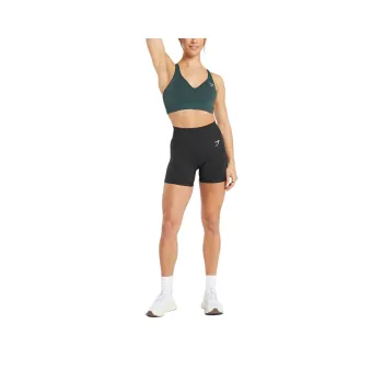 GYMSHARK Vital Seamless V Neck Sports Underwear Women's Forestland Green Clay Gray Limestone