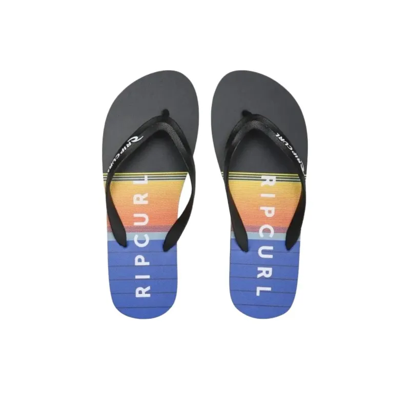 RIP CURL EVA Abrasion Resistant Flip Flops Men's Black-3