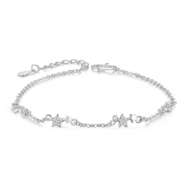 CHINA GOLD 925 Sterling Silver Bracelets Women's-1