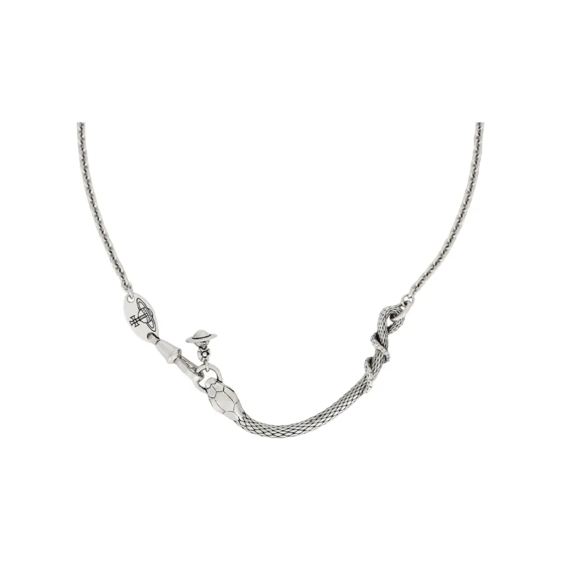 Vivienne Westwood Brass Necklaces Men's Vintage Silver-0