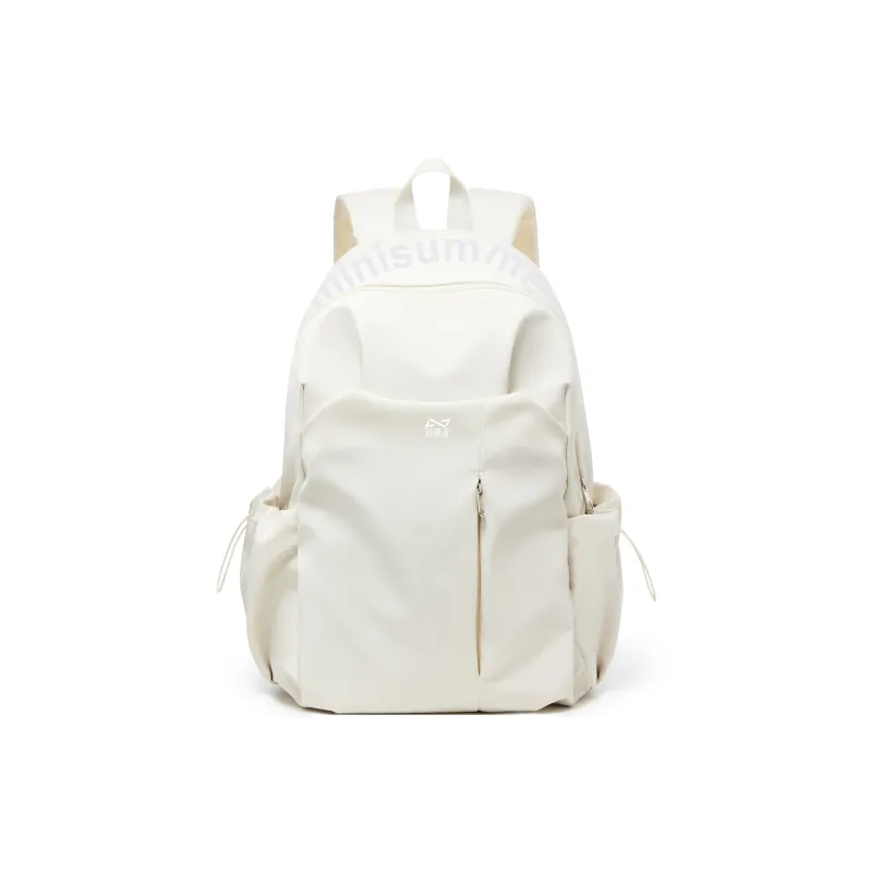 KEYSTREET Fabric Backpack Laptop Backpack Tubas Unisex Black/Ecru/Green/Blue/Burgundy-52