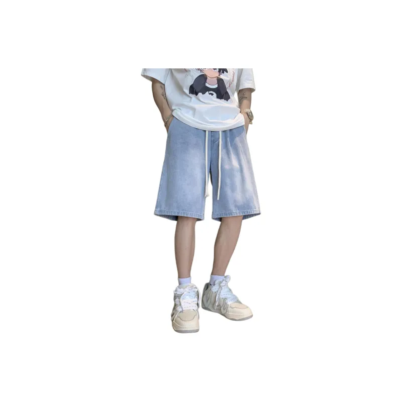 Fakeyoung Denim Shorts Unisex-0