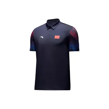 Anta Variety Training Collection Polo Shirt Unisex Legend Blue