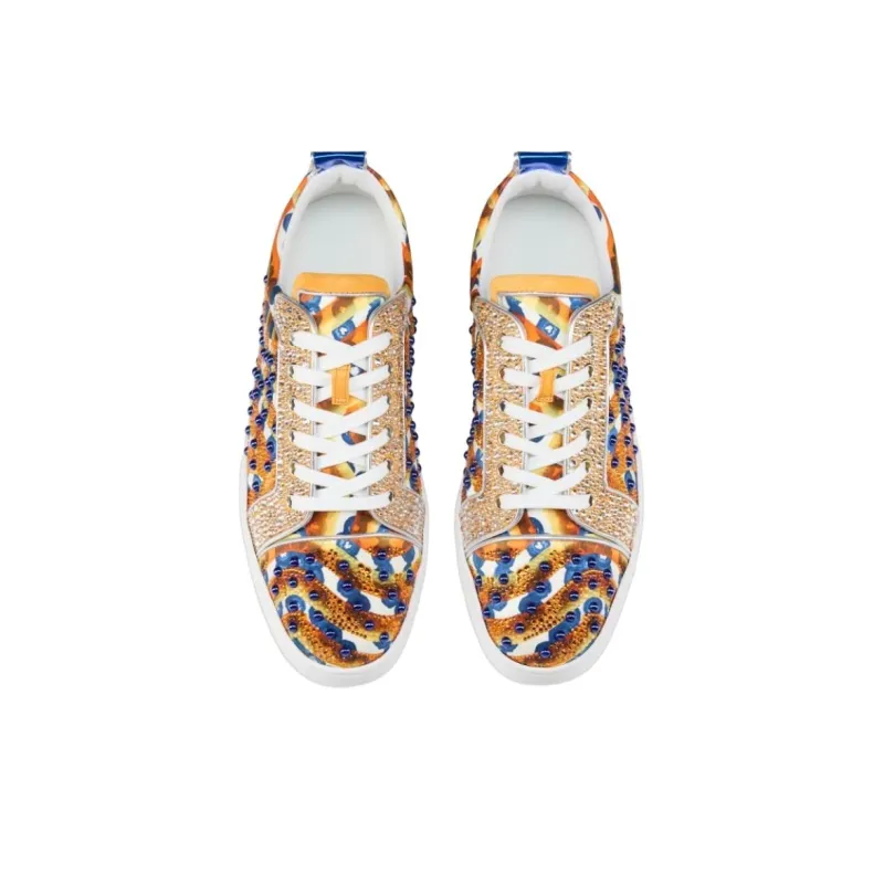 CL Louis Junior No Limit Gaagal Low Top Skateboard Shoes Men's Gold-3