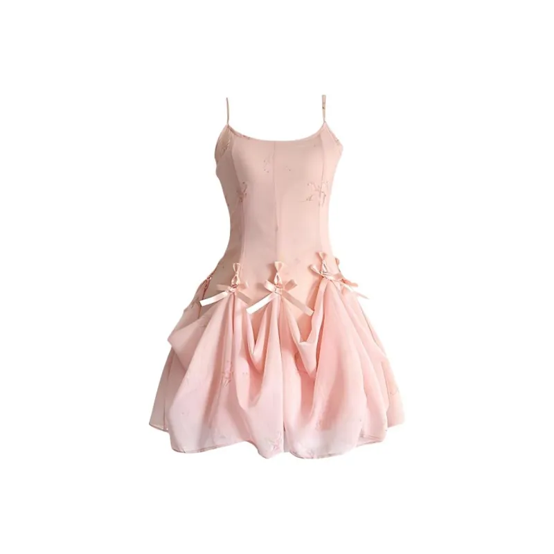 VKXOW Slip Dresses Women's Icy Pink Litchi-0