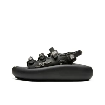 XMZY Initial Round Collection Year Of The Snake Limited Edition 'Ten Thousand Gold' One Strap Sandals Women's