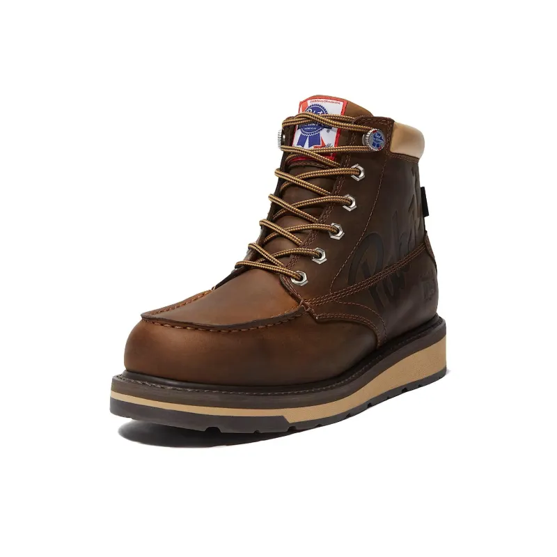 PABST BLUE RIBBON x Timberland PRO Short Outdoor Boots Men's Brown-2