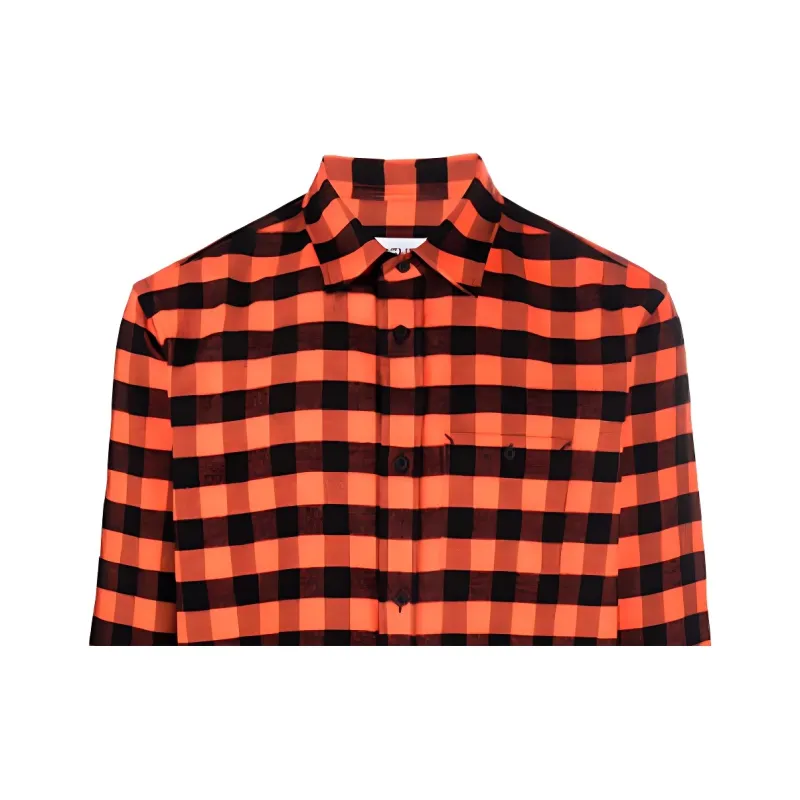 KENZO Shirts Men Orange-4