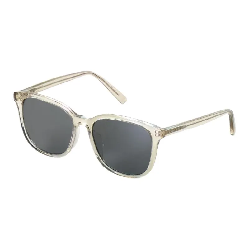 SAINT LAURENT Round Sunglasses Unisex Black-8