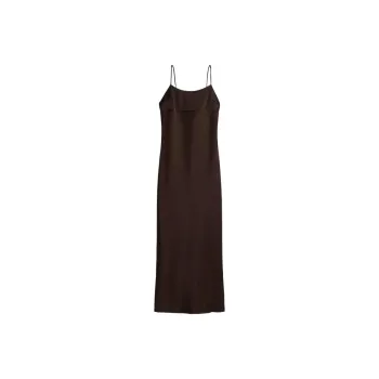 H&M Slip Dresses Women's Dark Brown