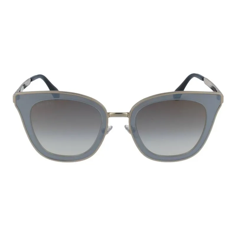 Jimmy Choo Metal Cat Eye Sunglasses Women's Black Gold-0