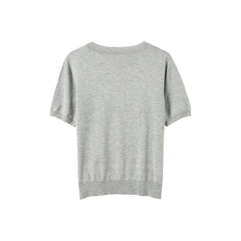3COLOUR Knitwear Women's Elephant Gray-1