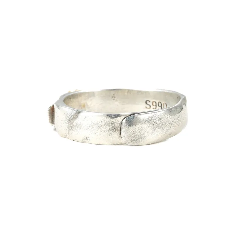 Ruibeila 990 Fine Silver Rings Unisex-4