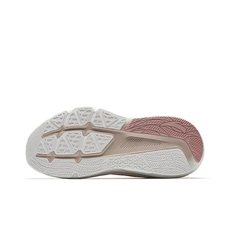 Anta Cushioning And Breathable Low Top Casual Running Shoes Women's Pink-4