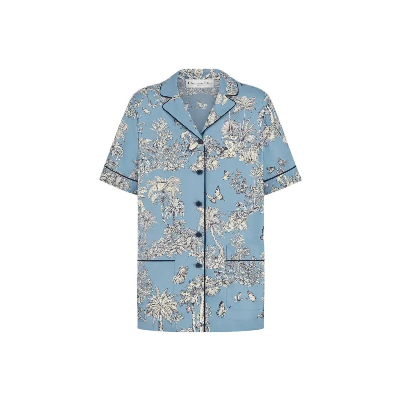 DIOR Dioriviera SS25 Shirt Women's Sky Blue-0