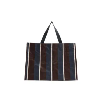 ZARA Polypropylene Tote Bag, Shopping Bag, Handbag Women's Black & Brown