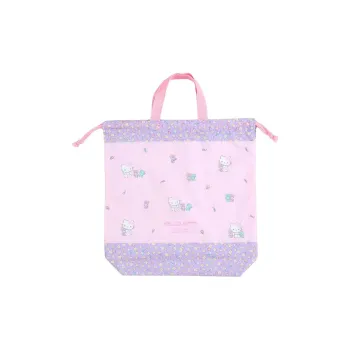 Sanrio Hello Kitty Polyester Cotton Blend Handbag Women's Pink