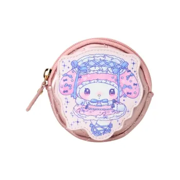 Sanrio DOLLY MIX Collaboration PU Round Bag Coin Purse Women's Pink
