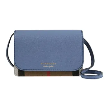 Burberry Canvas Bag, Shoulder Bag, Crossbody Bag Women's Light Blue