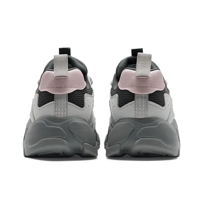 XTEP Nomadic Wear resistant And Lightweight Low Top Casual Shoes Women's Phantom Gray Coal Black-4