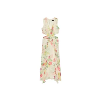 ZARA Sleeveless Dresses Women's Green