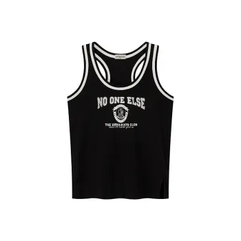 NO ONE ELSE Tank Tops Women's Black
