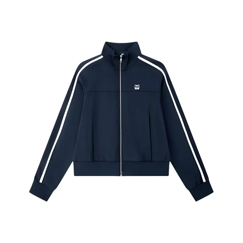 QIAODAN Sports Lifestyle Collection Quality Drying Jackets & Coats Women's Night Ink Blue-0