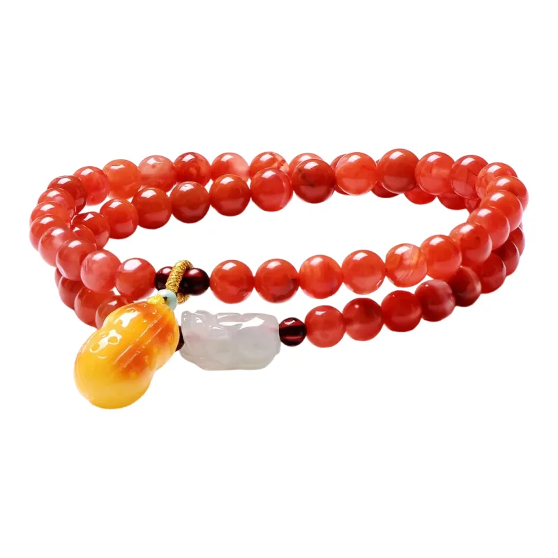 MARY WINDSOR South Red Agate Bracelets Unisex-0