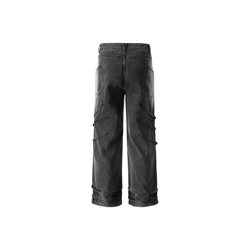 TSMLXLT Jeans Unisex Black-1