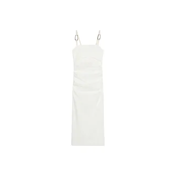 ZARA Slip Dresses Women's White