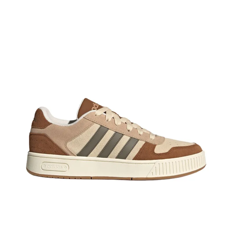 Adidas D PAD Anti Slip Wear Resistant Low Top Skateboard Shoes Unisex Beige Brown-1