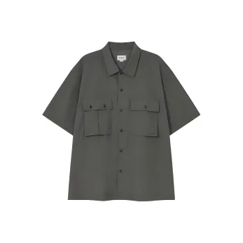COVERNAT Shirts Unisex Sage Gray