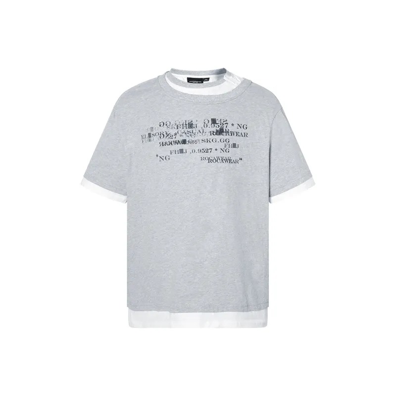 ROCAWEAR T Shirts Unisex Mixed Gray-0
