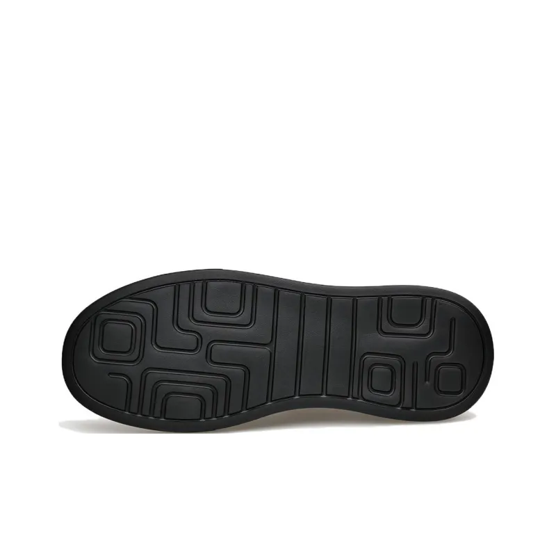 PT'SON Low Top Casual Shoes Men's Black-2
