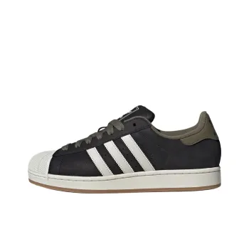 Adidas Originals Superstar 2 Anti Slip Wear Resistant Low Top Skateboard Shoes Unisex Black