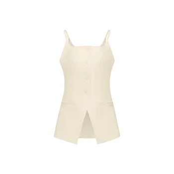 Amyenjoylife Camisoles Women's Beige Apricot