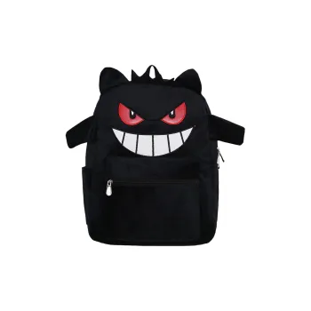 Vack Plush Backpack Unisex Black