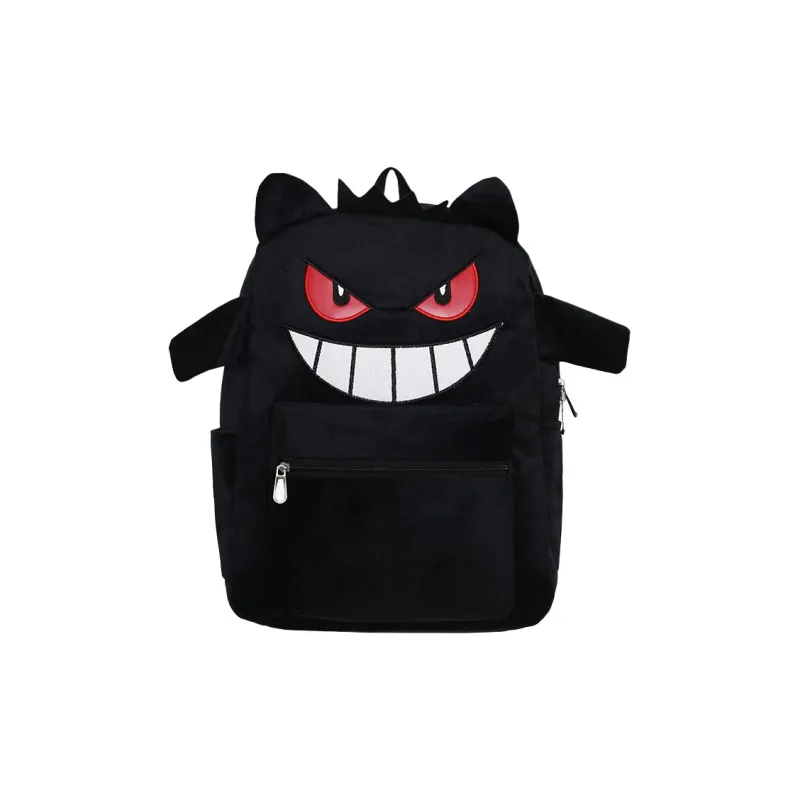 Vack Plush Backpack Unisex Black-0