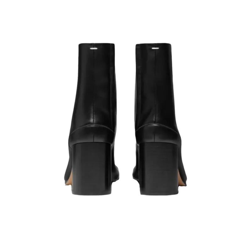 Maison Margiela Tabi Ankle Boots 8cm Women's Black-4