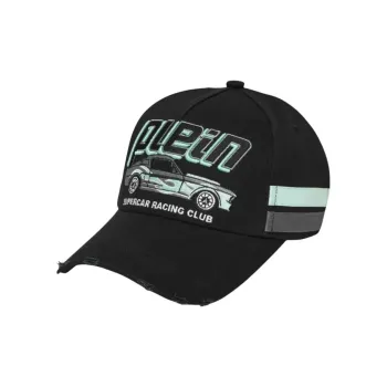 PHILIPP PLEIN Cotton Baseball Caps Women's Black