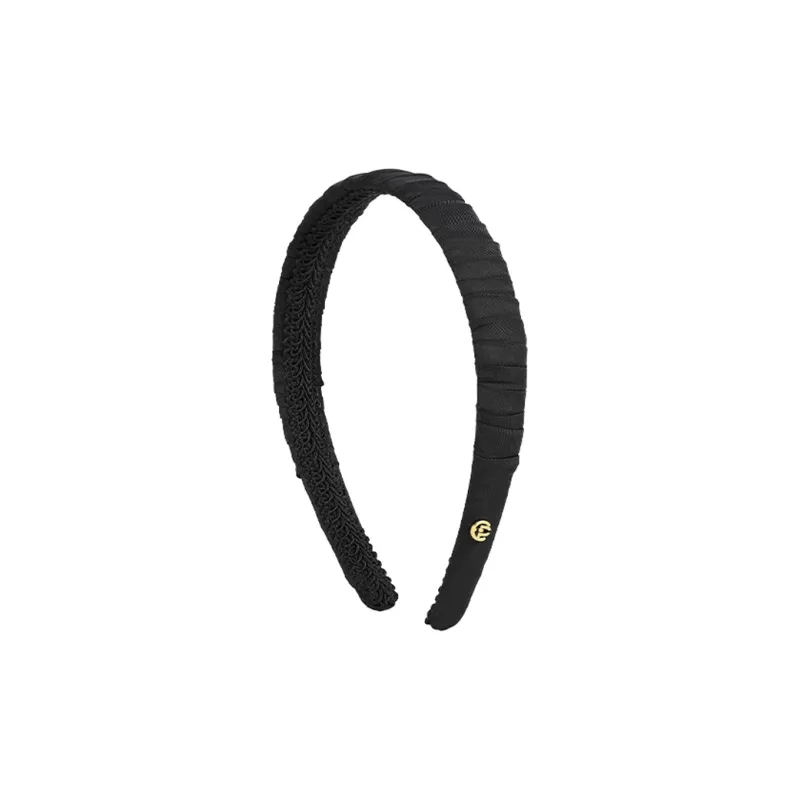 EVITA PERONI Polyester Headbands Women's Black-0