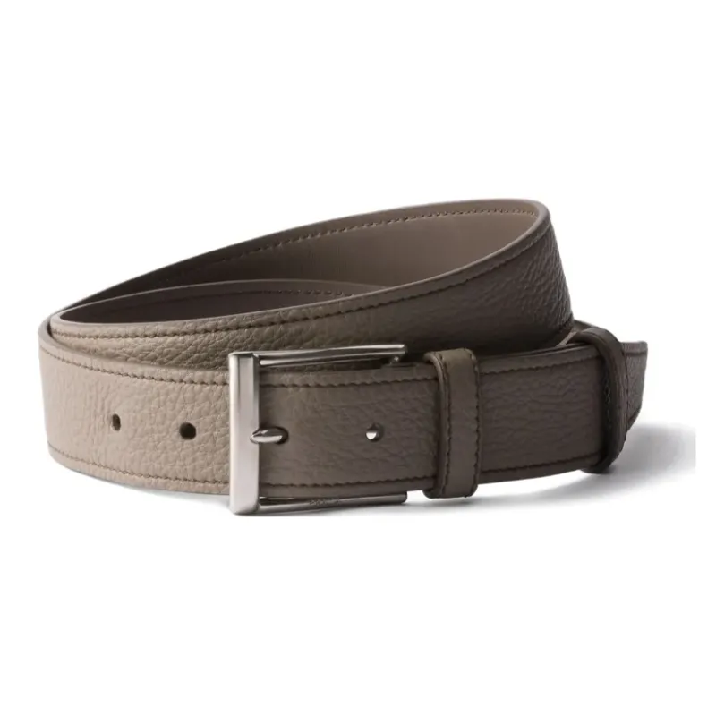 PRADA Pebbled leather Belt-0