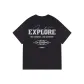 [100% cotton]Black (Hb Tranquil World Chest Logo _Hb Tranquil World Back Logo)