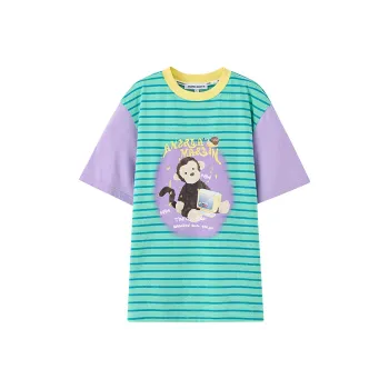 ANDREA MARTIN Drop Shoulder Sleeve T Shirt Women's