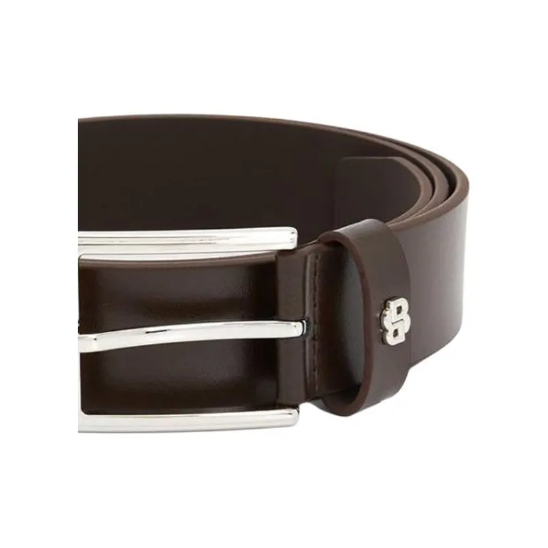 BOSS Cow Leather Belts Men's Brown 3.5CM-2