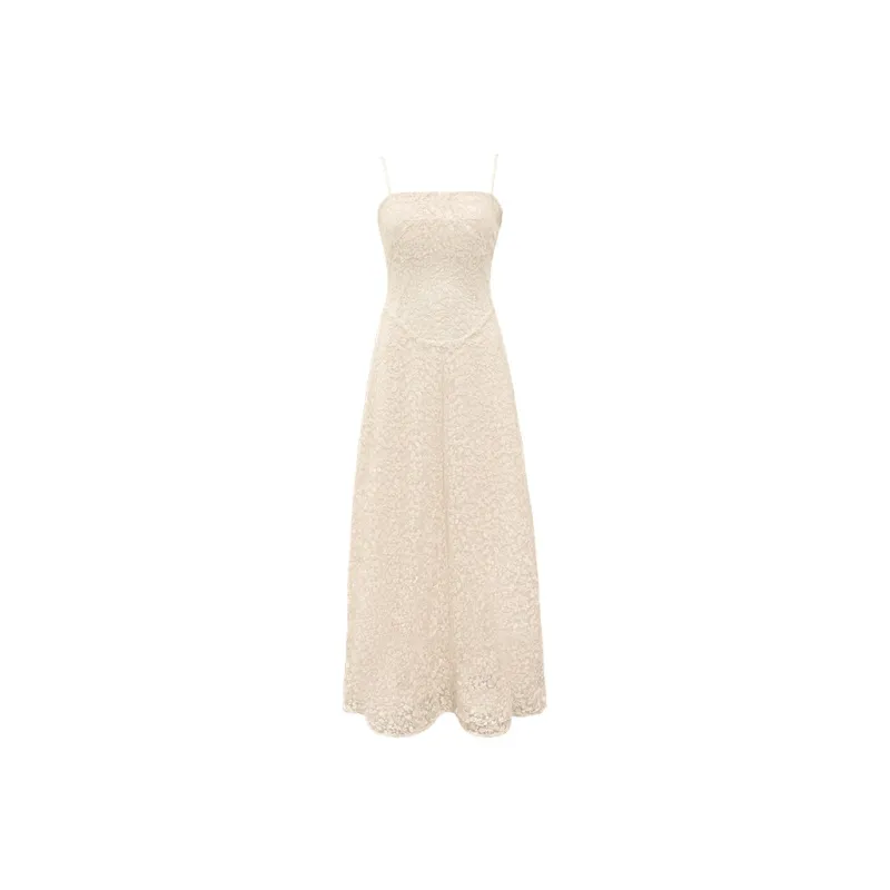 PAZZO Slip Dresses Women's Cream-0