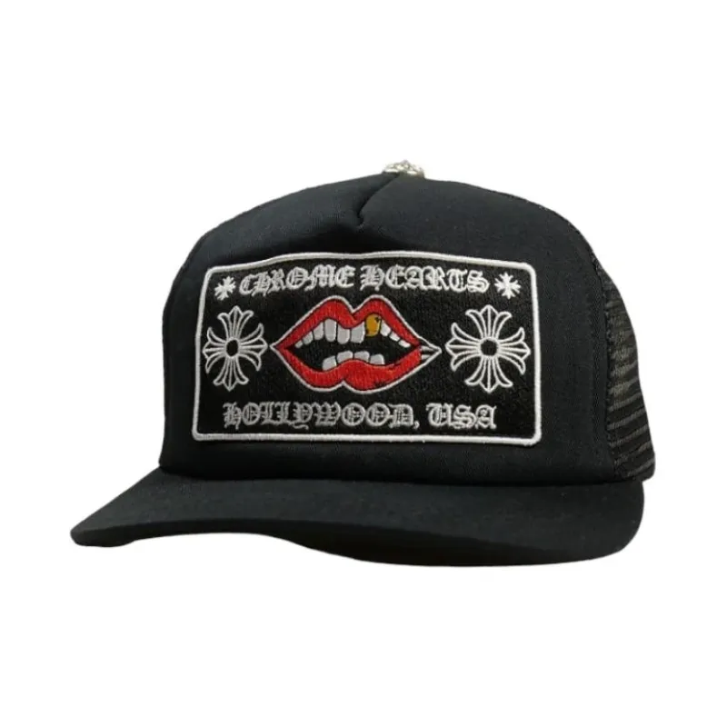 Chrome Hearts Chomper Hollywood Trucker Hat-0