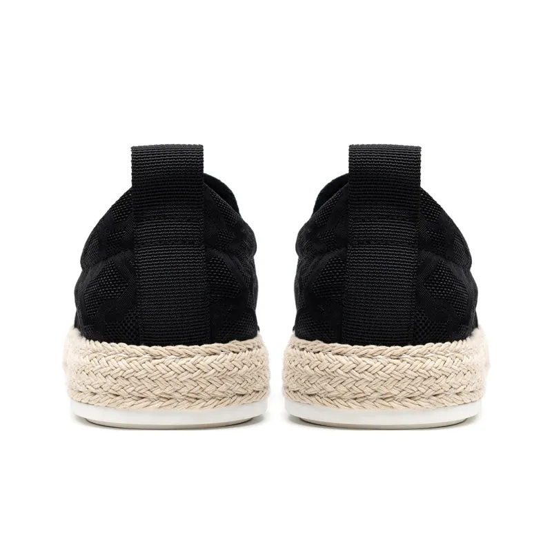 FED Breathable Low Top Casual Shoes Men's Black-4